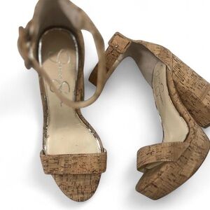 Women’s Jessica Simpson heels sandals size 9M preowned